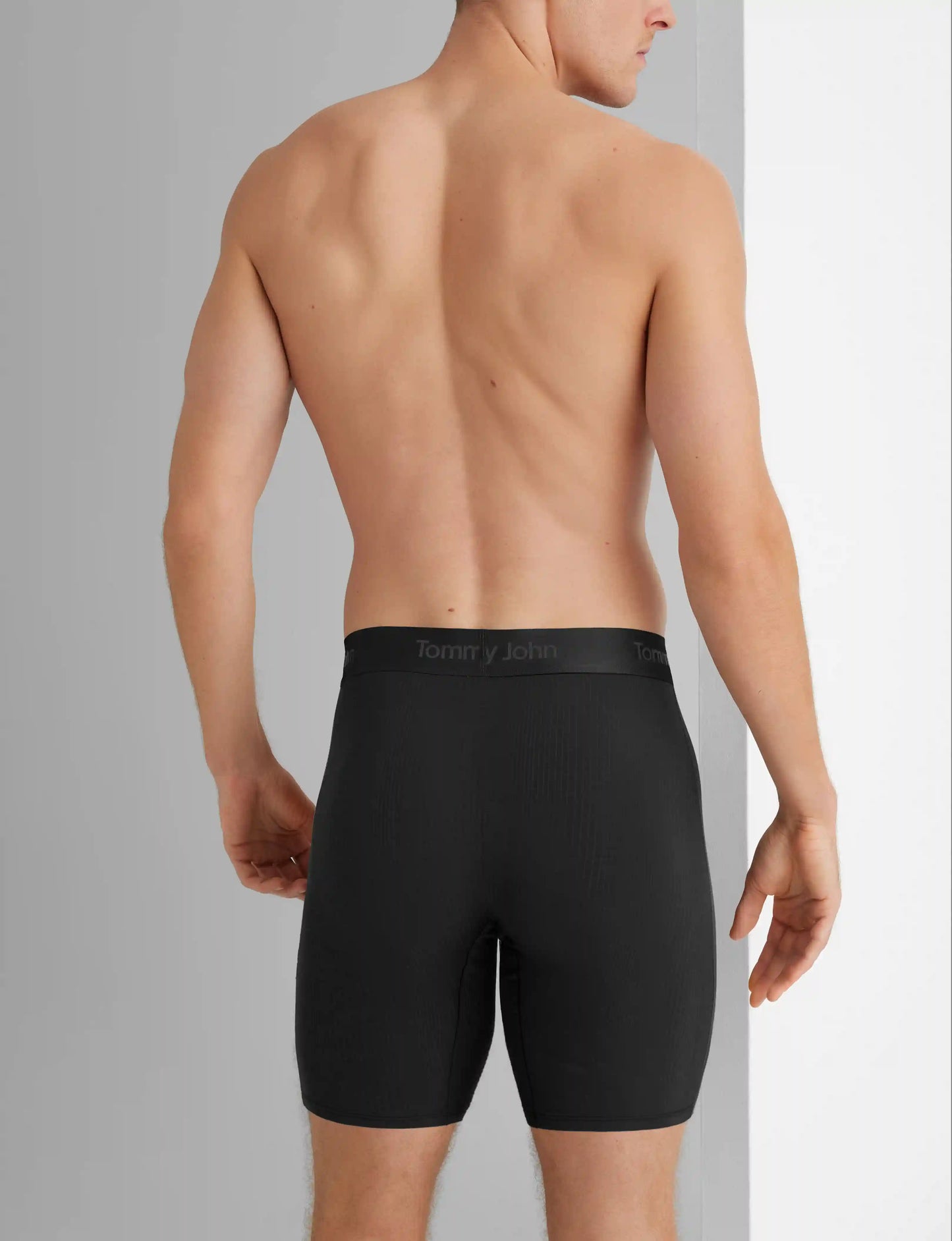 Second Skin Luxe Rib Boxer Brief 8"