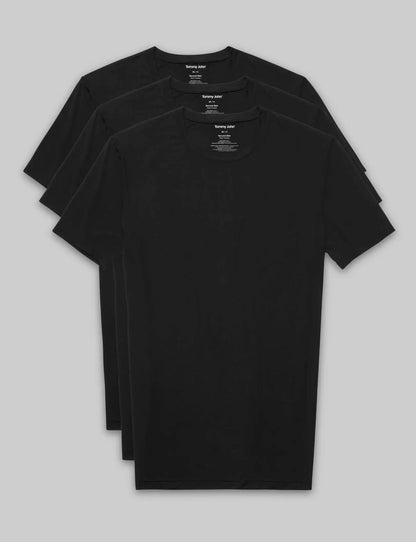 Second Skin Crew Neck Stay-Tucked Undershirt (3-Pack)