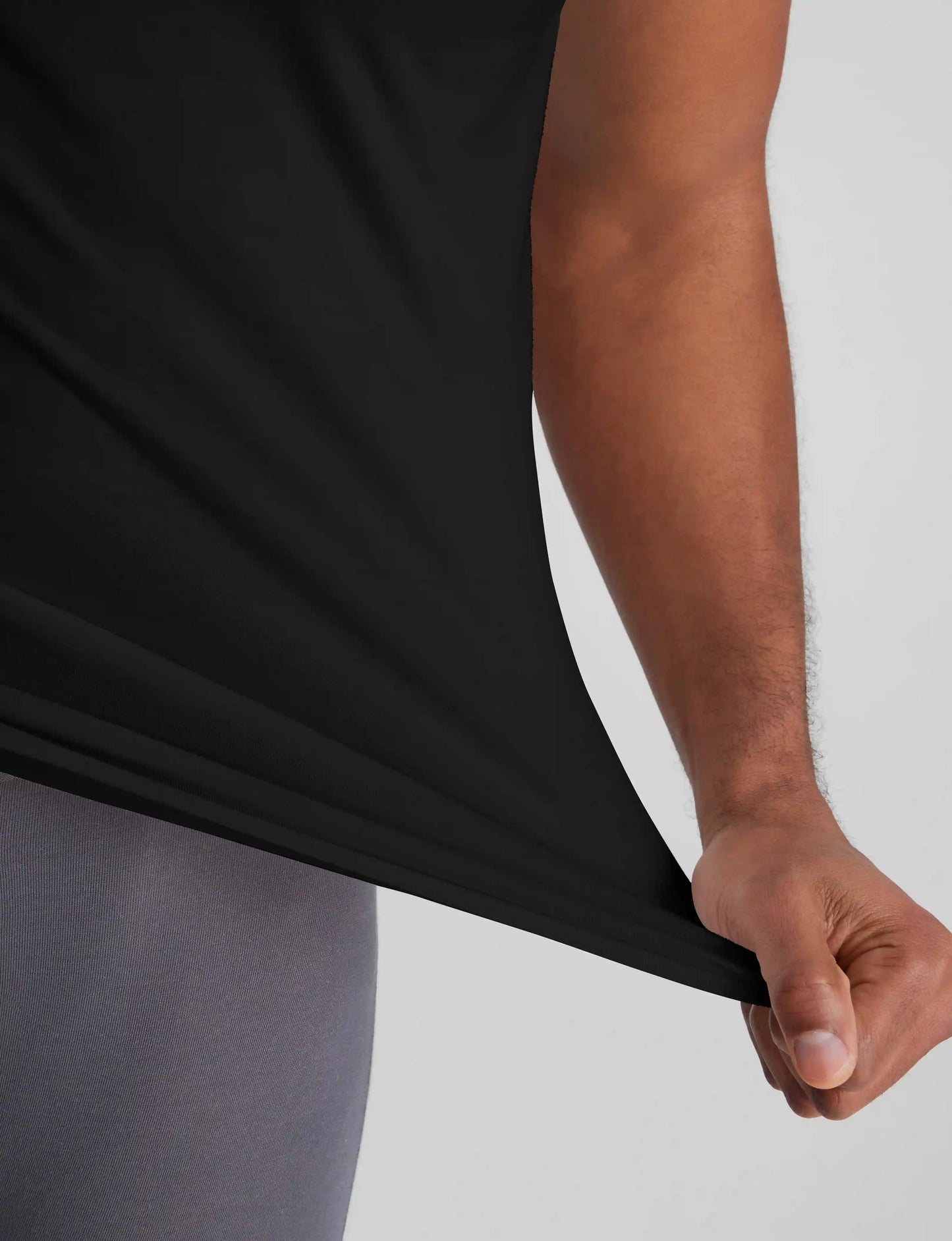 Cool Cotton High V-Neck Stay-Tucked Undershirt (3-Pack)