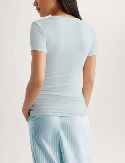 Women's Micro Rib Cap Sleeve Tee