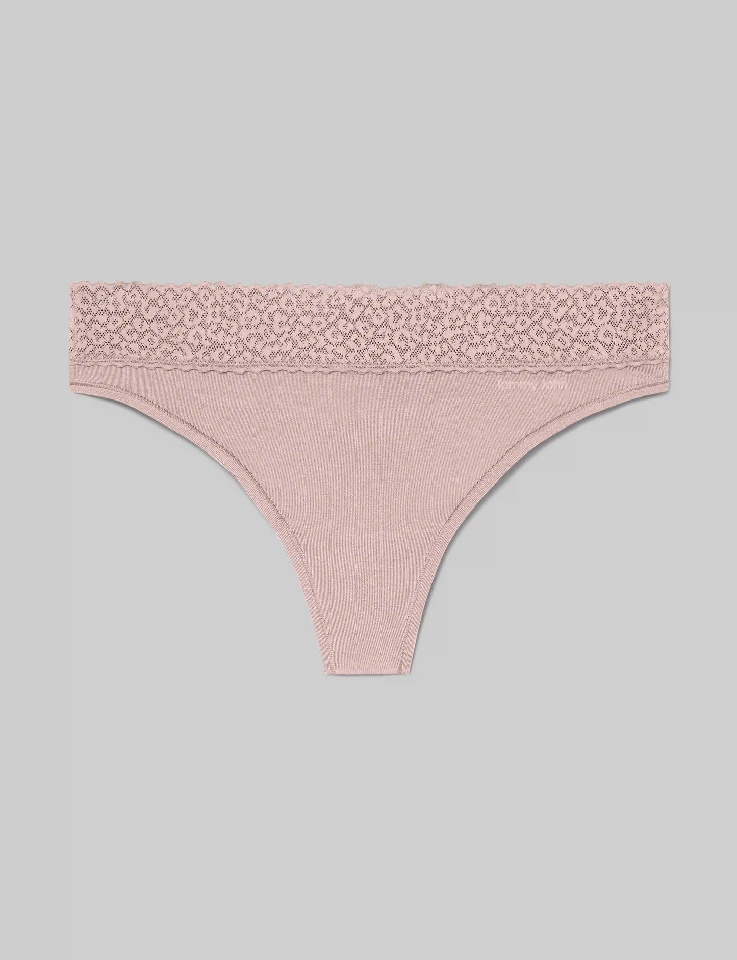 Women's Second Skin Thong, Lace Waist