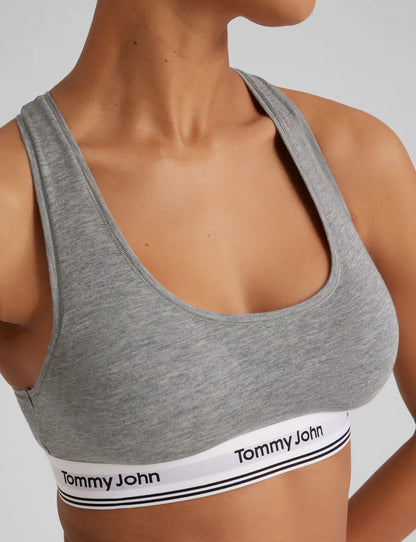 Signature Cotton Scoop Bralette