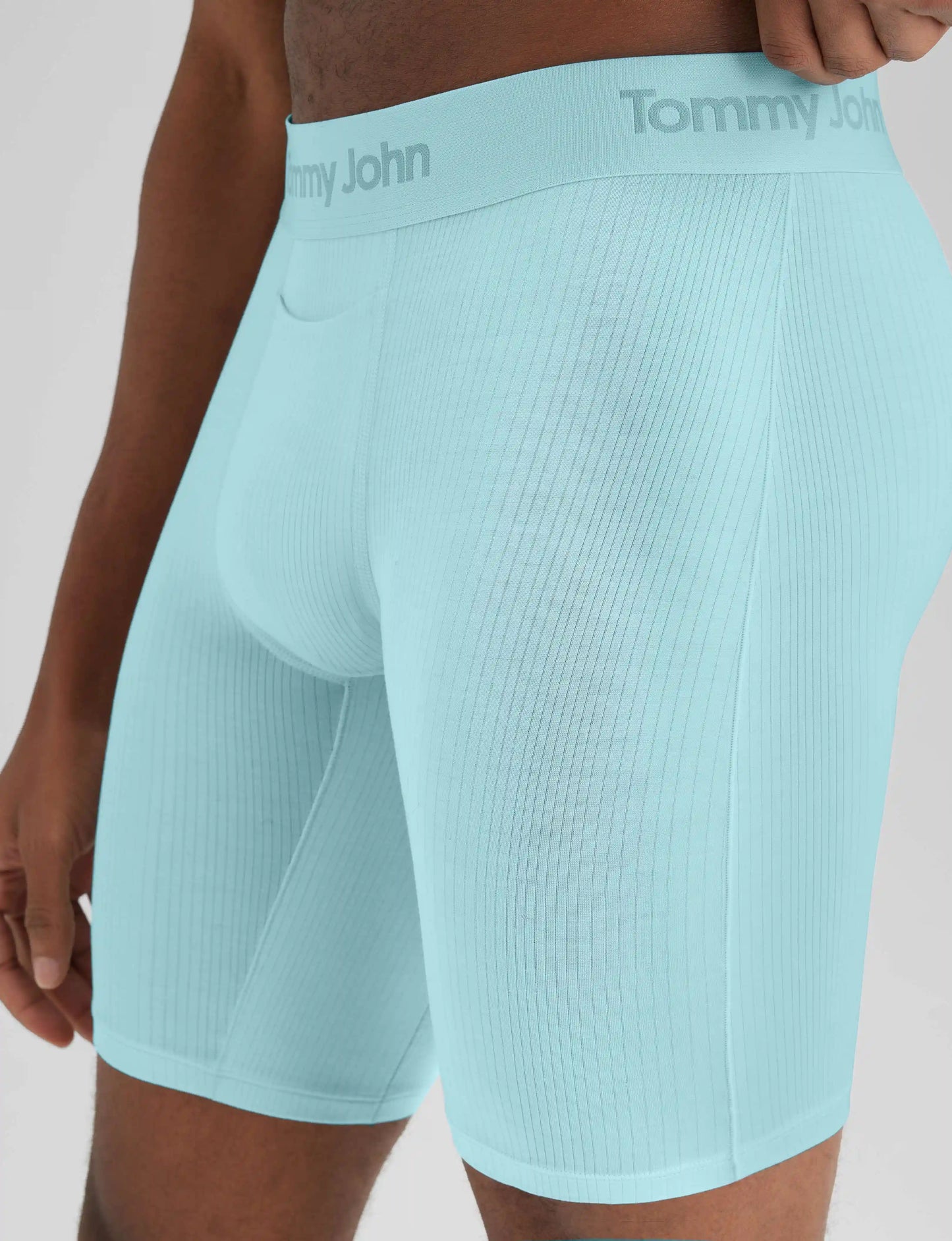 Second Skin Luxe Rib Boxer Brief 8"