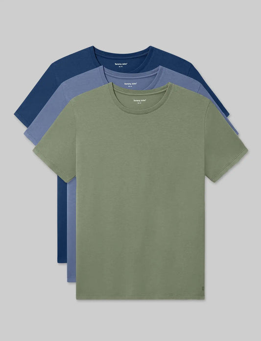 Second Skin Crew Neck Tee (3-Pack)