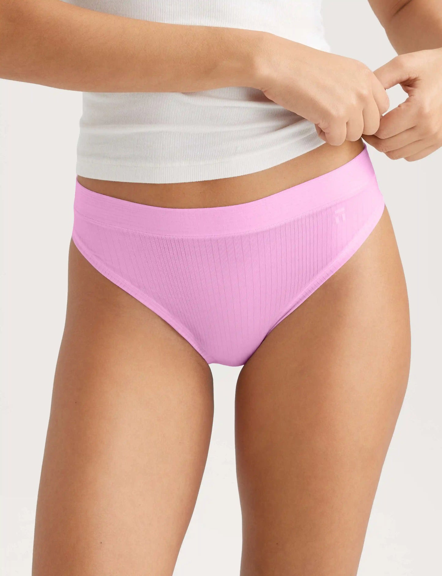 Women's Second Skin Luxe Rib Thong