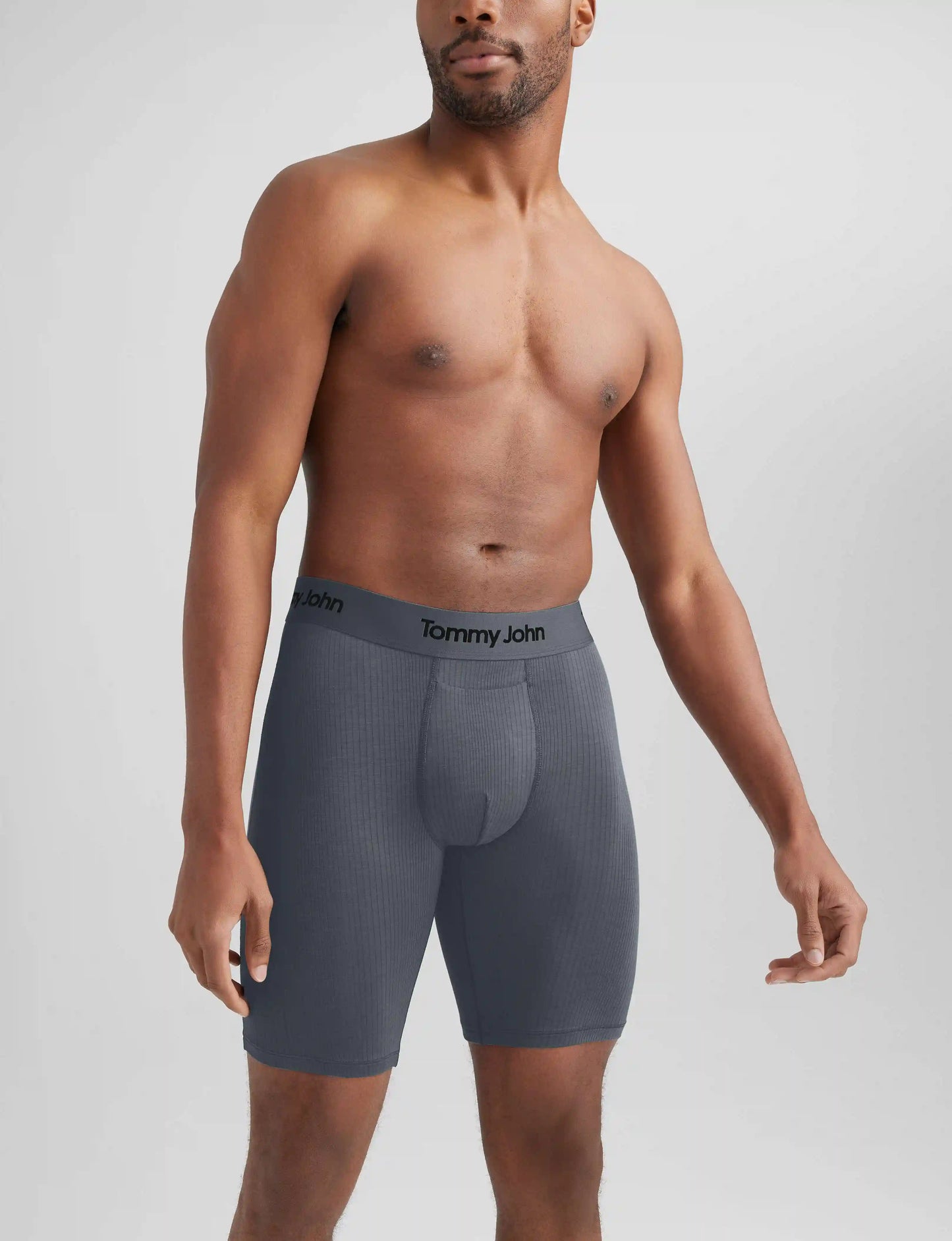 Second Skin Luxe Rib Boxer Brief 8" (3-Pack)