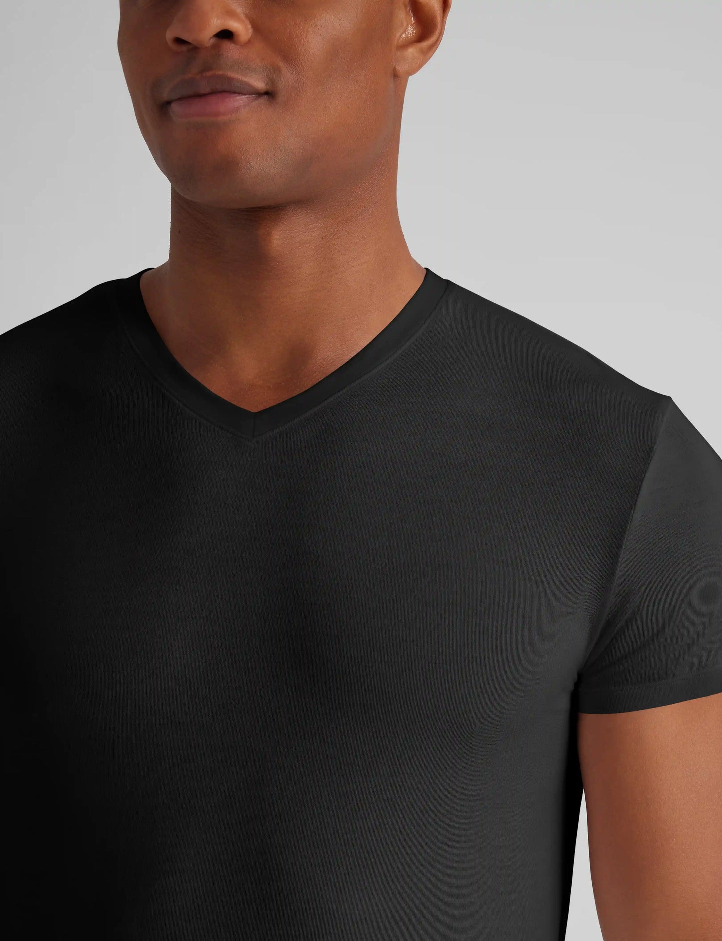 Second Skin High V-Neck Modern Fit Undershirt (3-Pack)