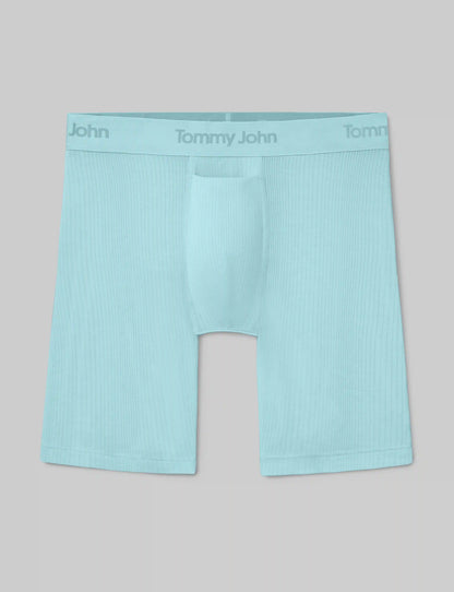 Second Skin Luxe Rib Boxer Brief 8"