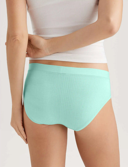 Women's Second Skin Luxe Rib Brief (3-Pack)