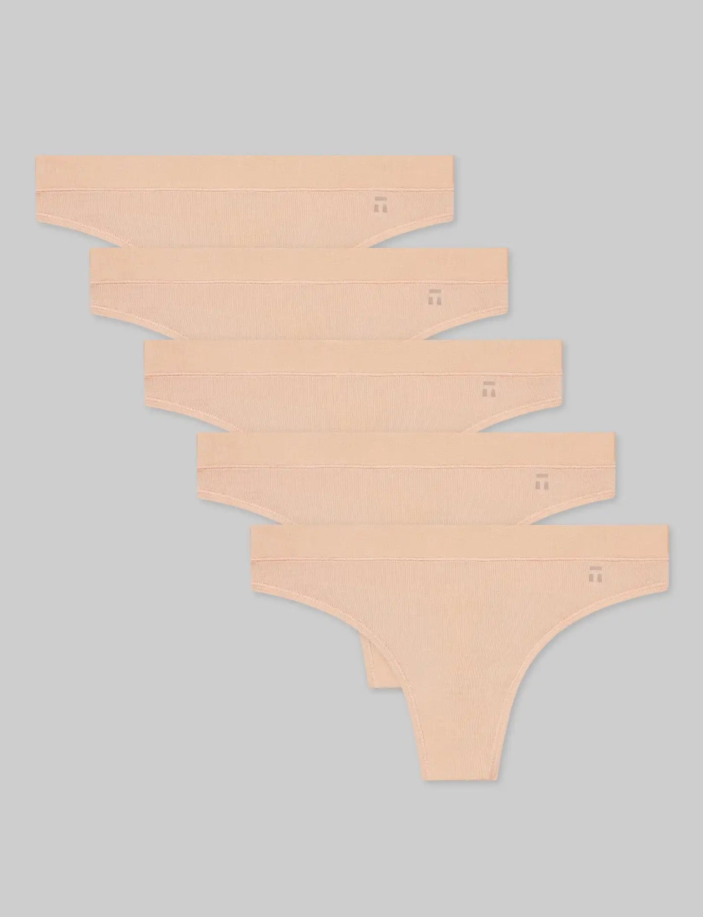 Women's Second Skin Thong (5-Pack)