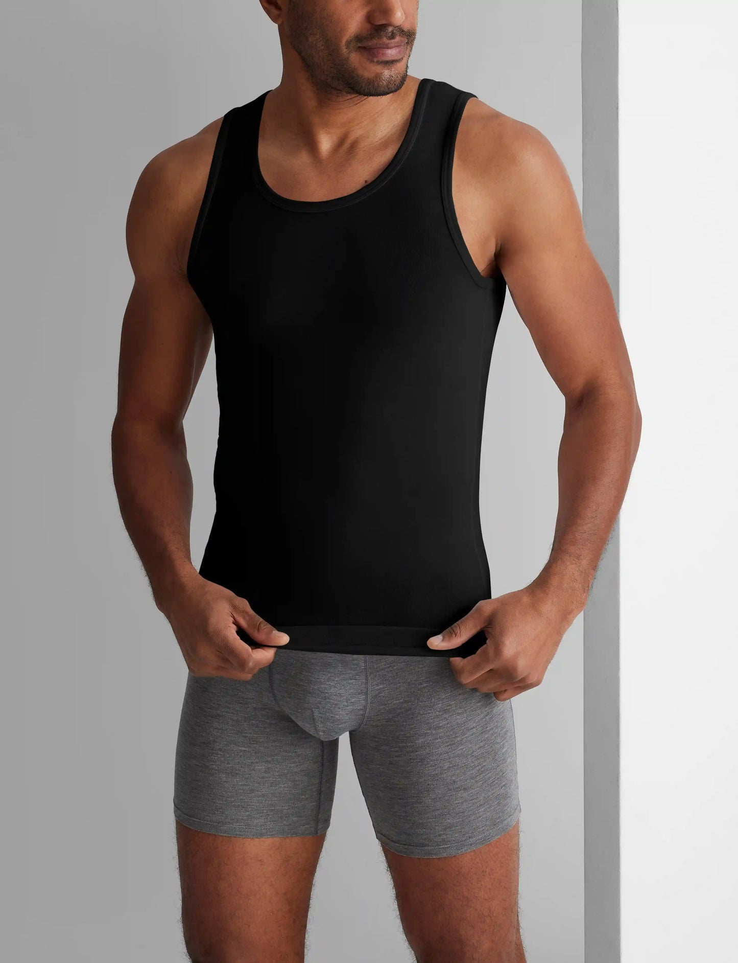 Second Skin Tank Stay-Tucked Undershirt (6-Pack)