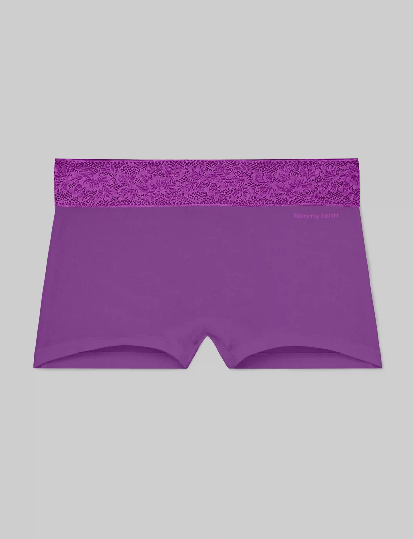 Women's Second Skin Boyshort, Lace Waist