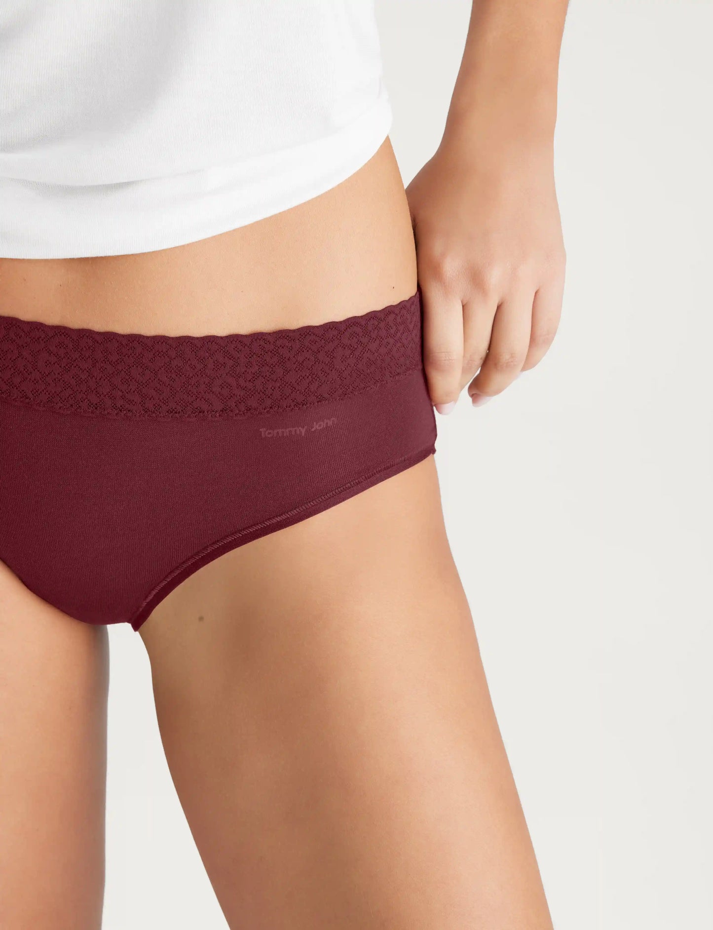 Women's Second Skin Brief, Lace Waist