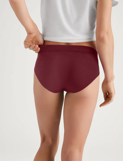 Women's Second Skin High Rise Brief, Lace Waist