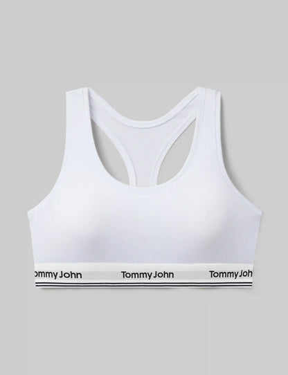 Signature Cotton Scoop Bralette