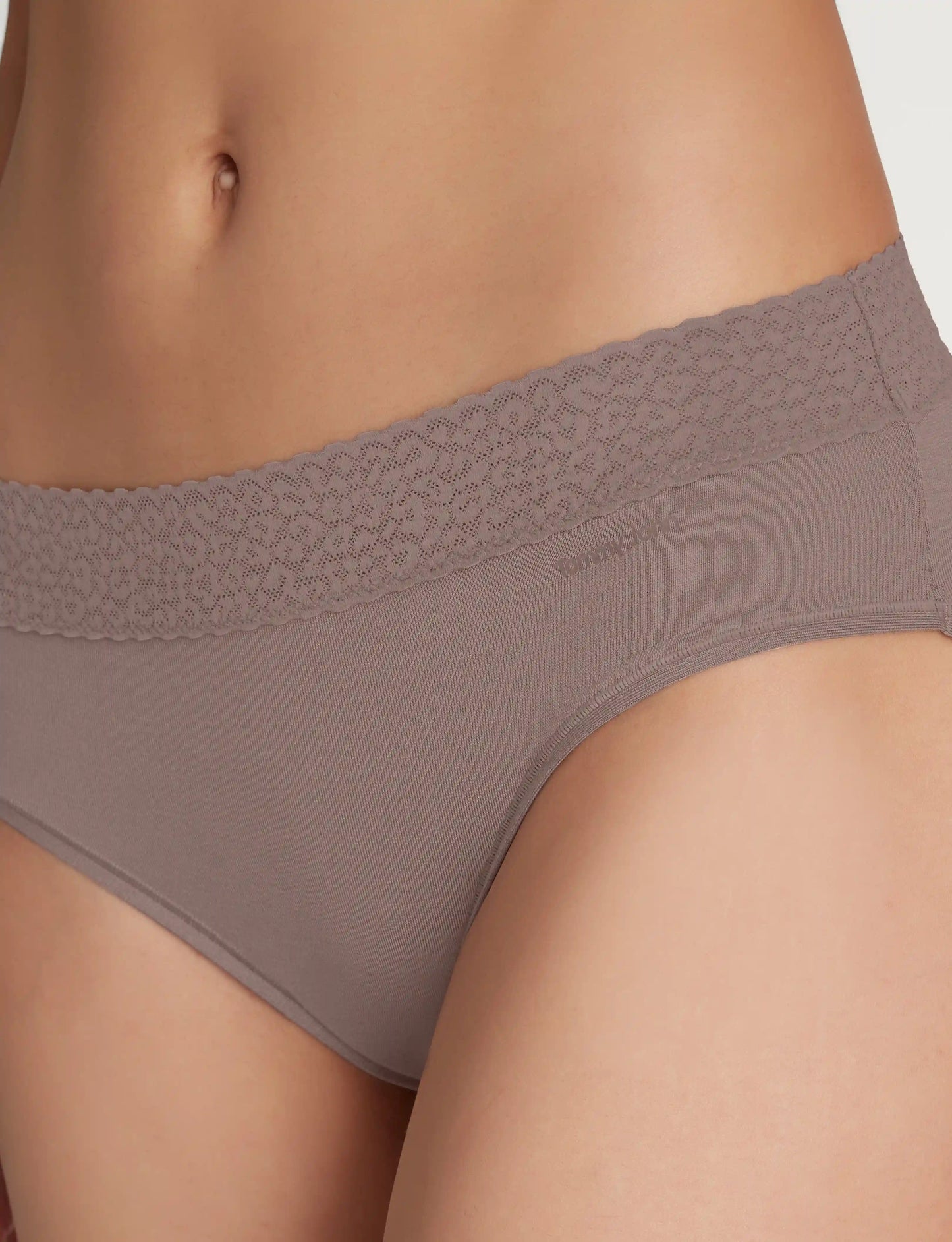 Women's Second Skin Brief, Lace Waist