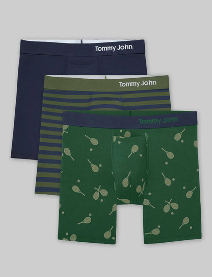Cool Cotton Mid-Length Boxer Brief 6" (3-Pack)