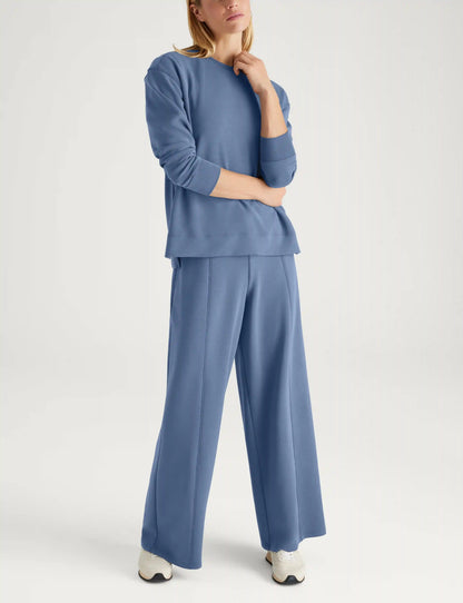 Women's Luxe Traveler Knit Long Sleeve Crew & Pant Set