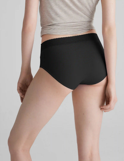 Women's Second Skin High Rise Brief, Lace Waist