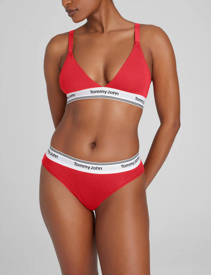 Signature Cotton Triangle Bralette (2-Pack)