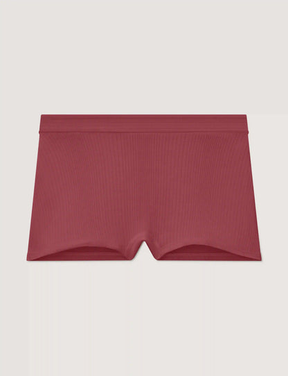 Women's Second Skin Luxe Rib Boyshort