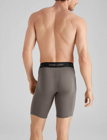 Second Skin Luxe Rib Boxer Brief 8" (3-Pack)