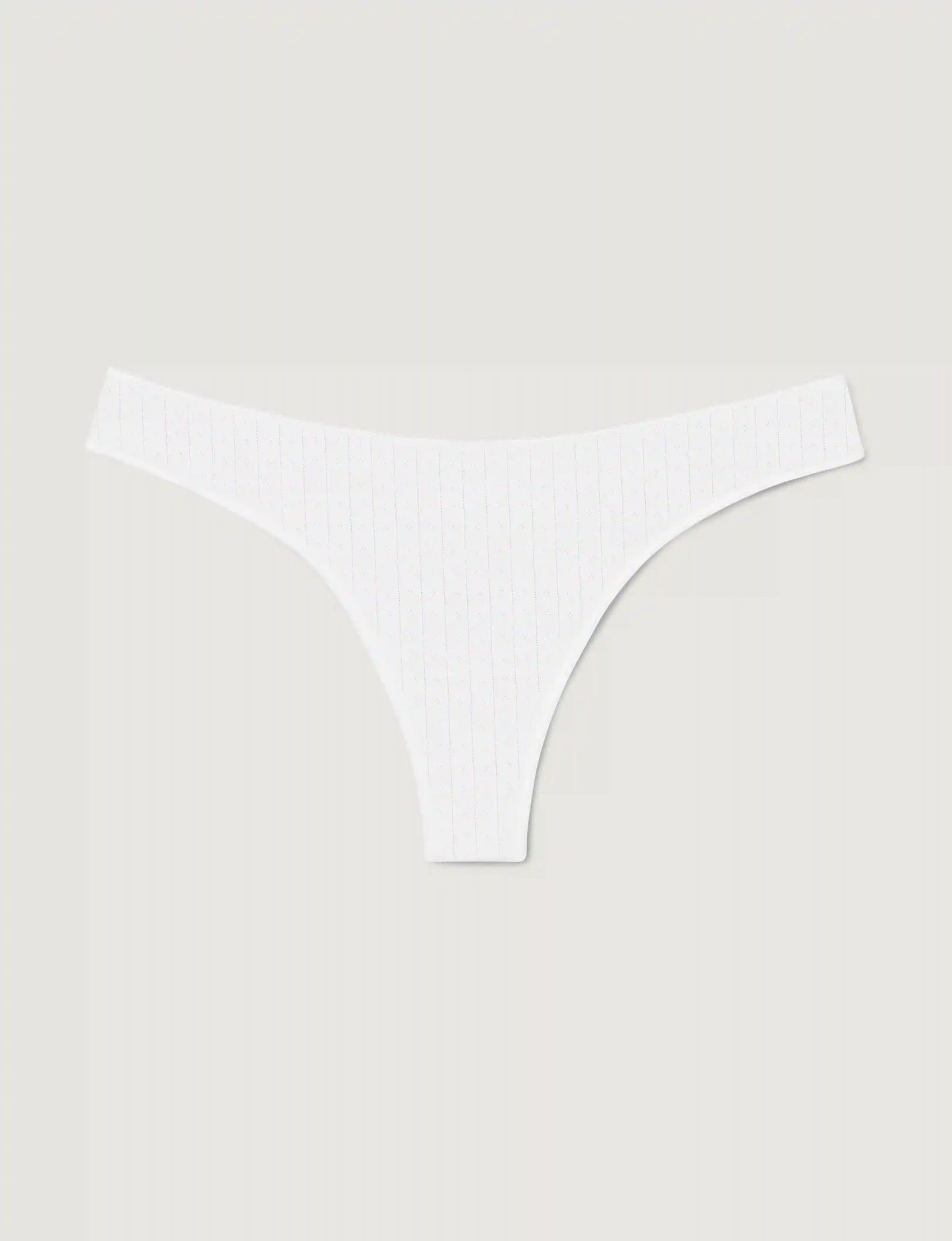 Women's Cotton Pointelle Thong