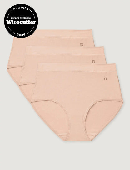 Women's Cool Cotton High Rise Brief (3-Pack)