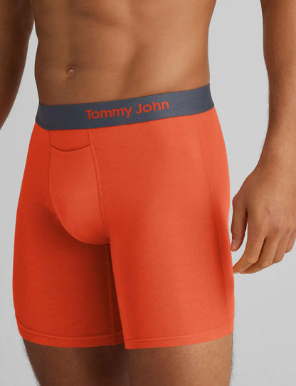 Cool Cotton Mid-Length Boxer Brief 6"