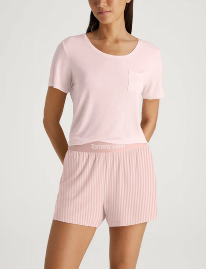 Women's Second Skin Sleep Pocket Tee & Short Set