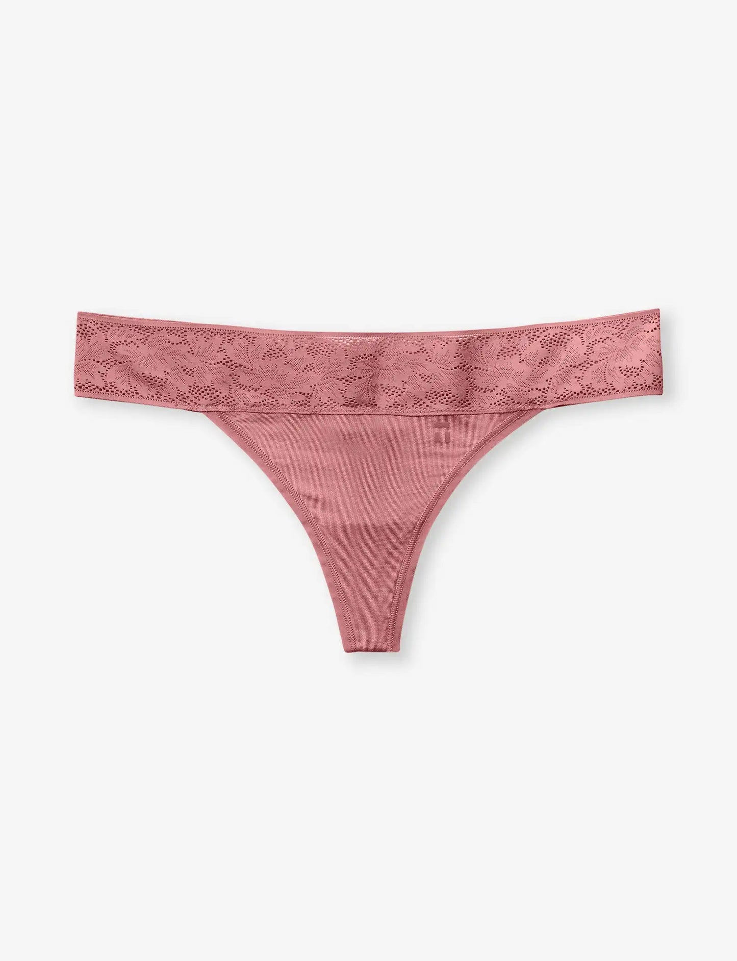 Women's Second Skin Thong, Lace Waist