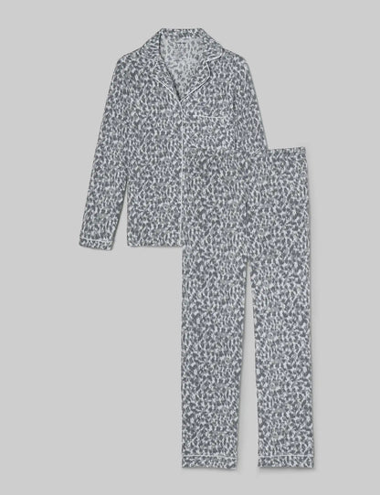 Women's Downtime Long Sleeve Pajama Top & Pant Set