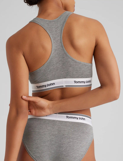 Signature Cotton Scoop Bralette