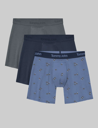 Second Skin Relaxed Fit Boxer 6" (3-Pack)