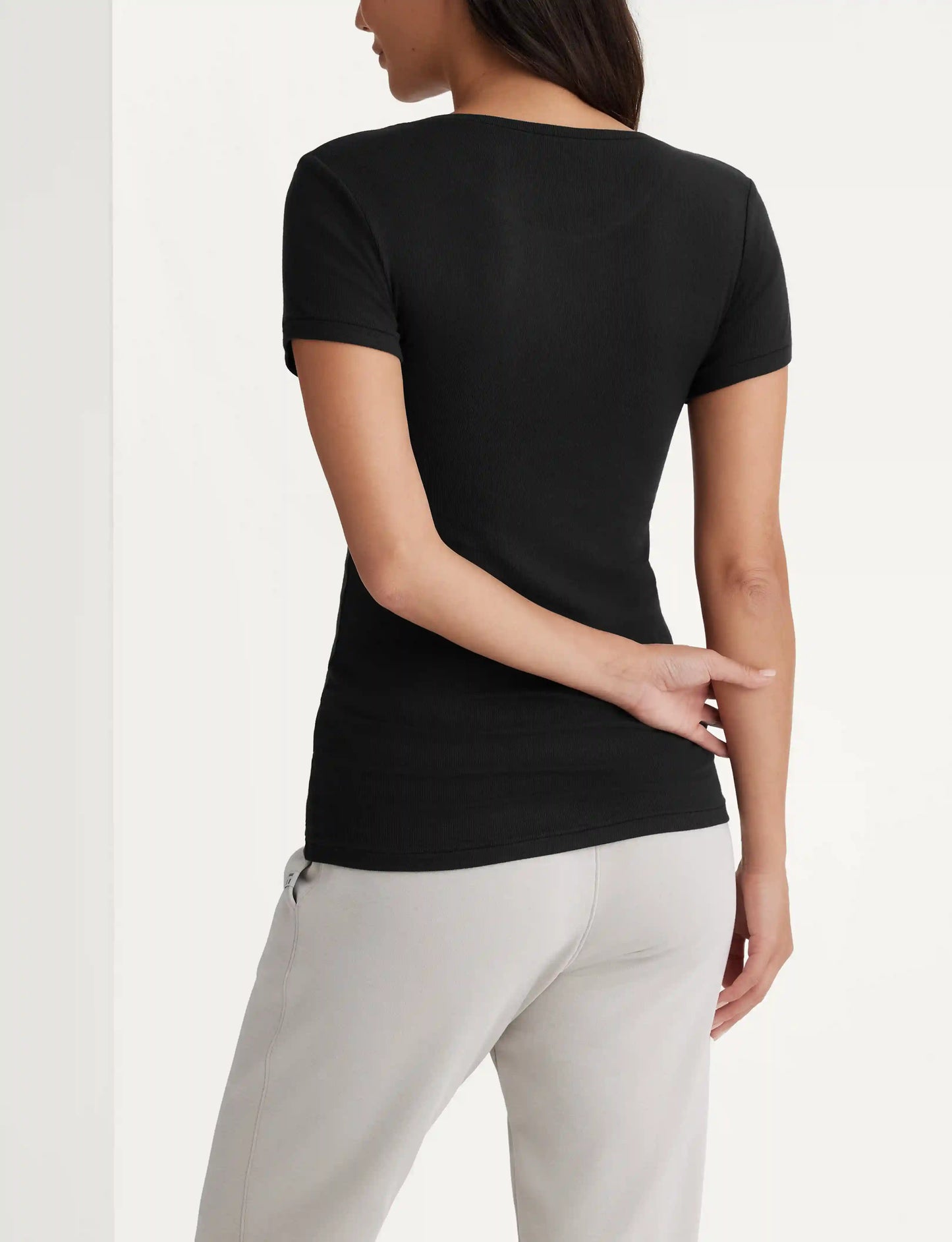 Women's Micro Rib Tee & Short Set
