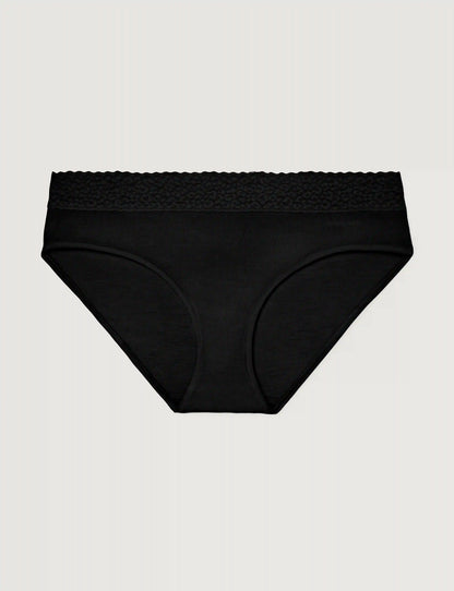 Women's Second Skin Brief, Lace Waist