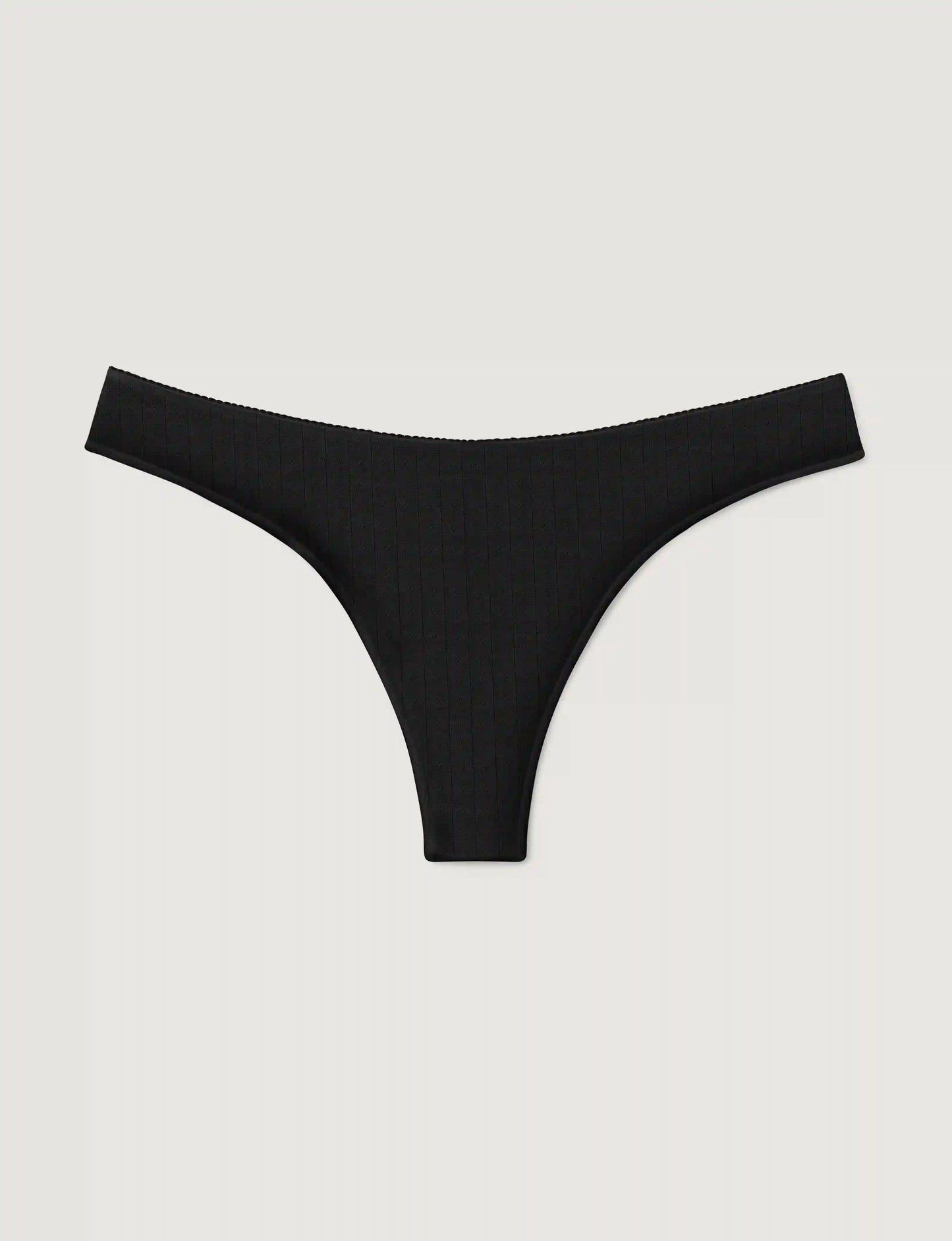 Women's Cotton Pointelle Thong