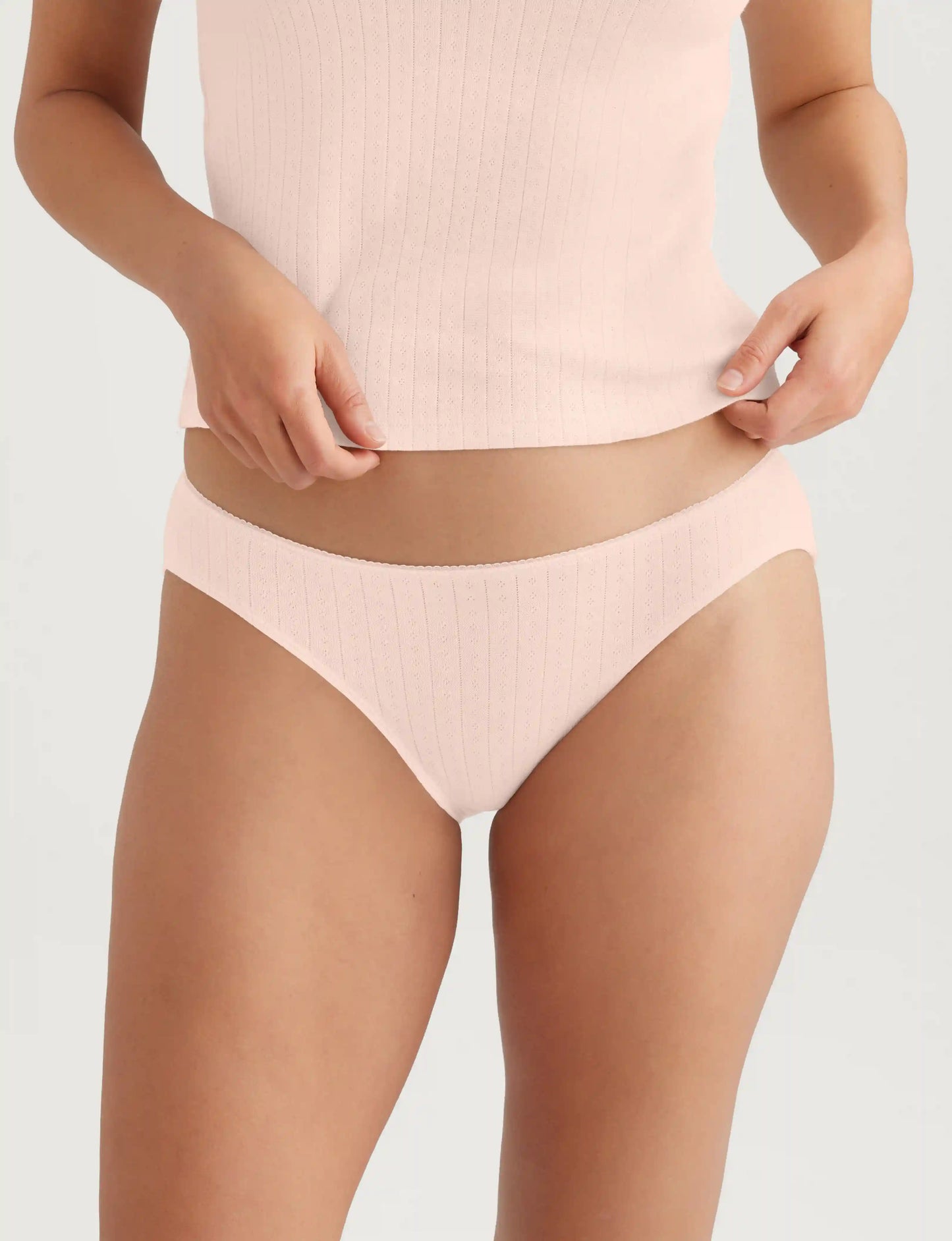 Women's Cotton Pointelle Bikini