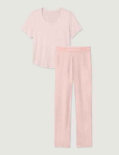 Women's Second Skin Sleep Pocket Tee & Pant Set