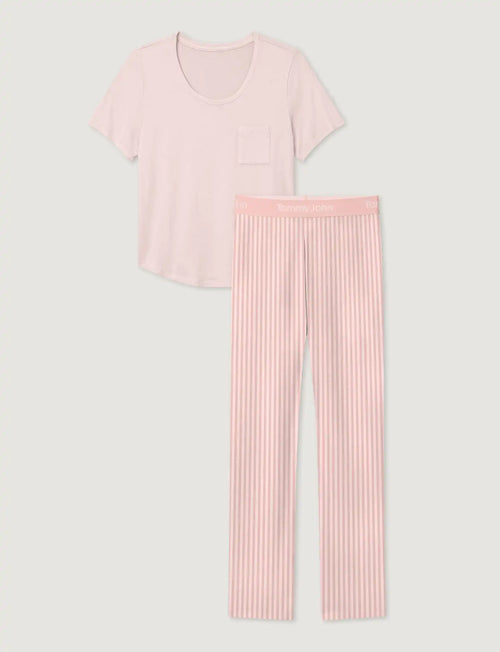 Women's Second Skin Sleep Pocket Tee & Pant Set