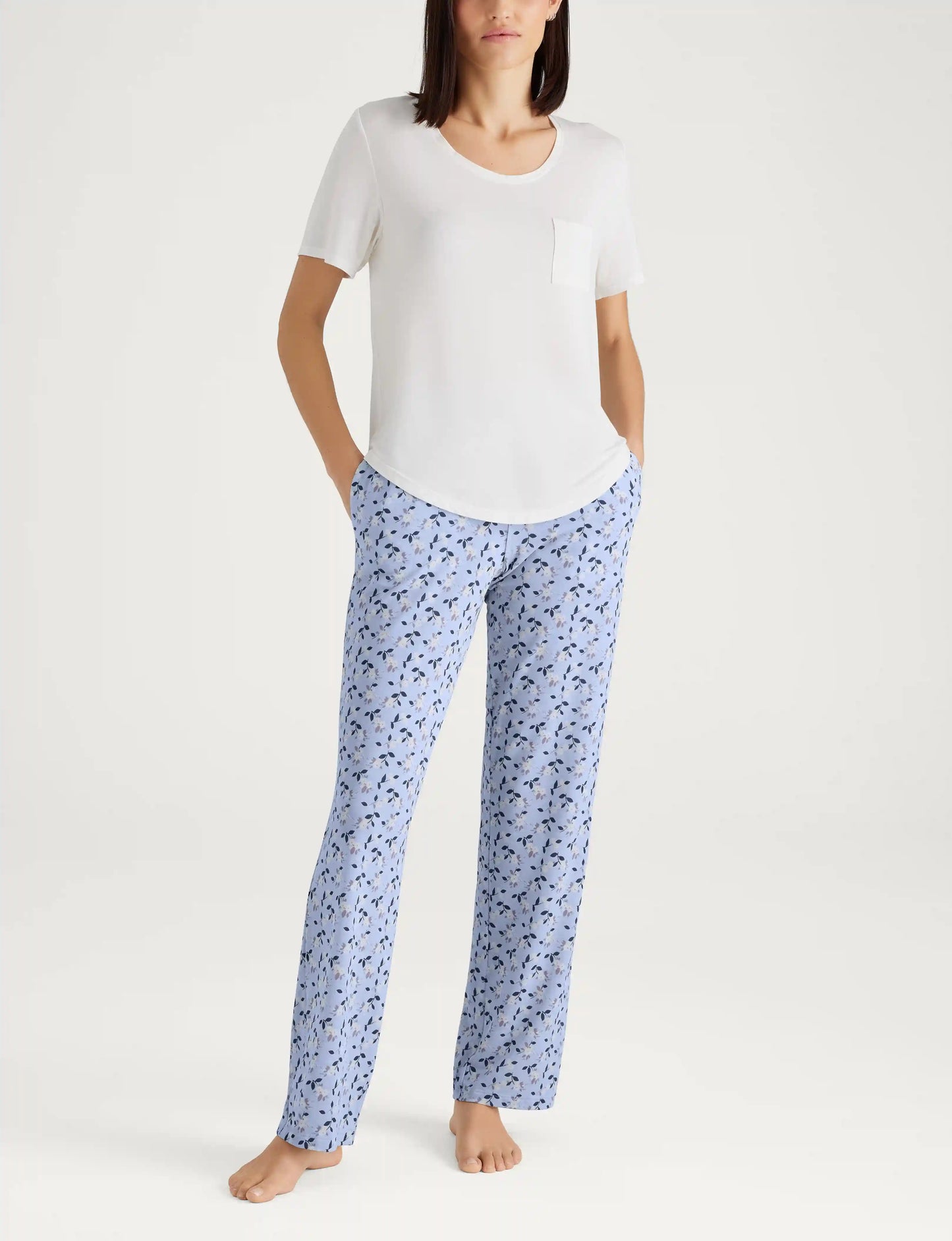 Women's Second Skin Sleep Pocket Tee & Pant Set