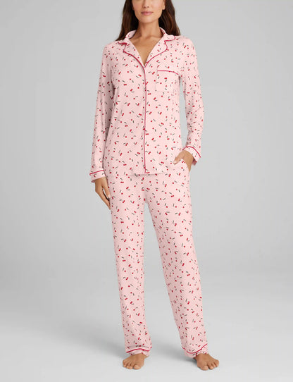 Women's Downtime Long Sleeve Pajama Top & Pant Set