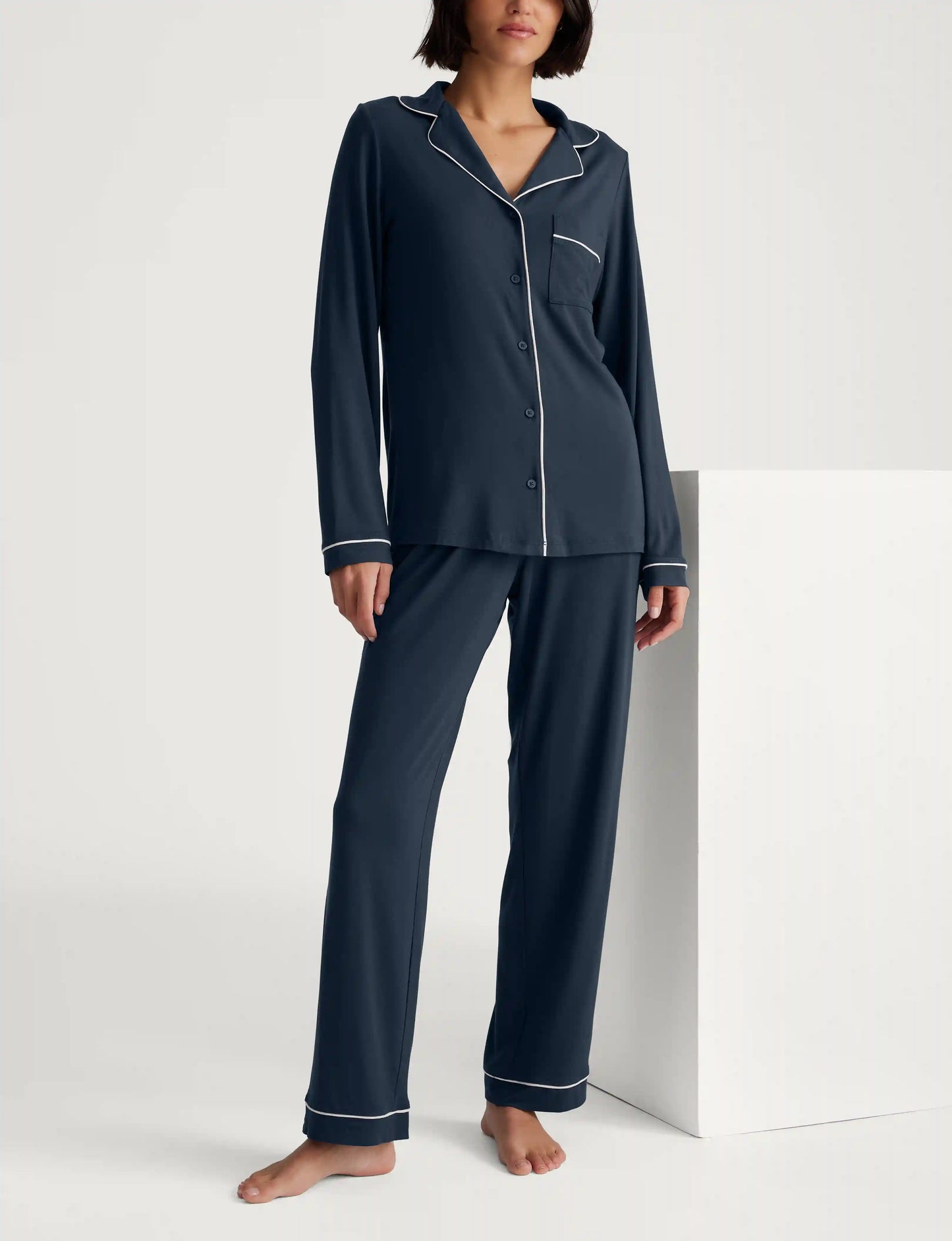 Women's Downtime Long Sleeve Pajama Top & Pant Set