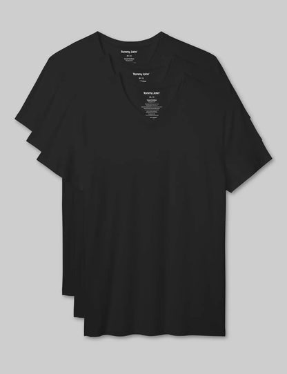 Cool Cotton High V-Neck Modern Fit Undershirt (3-Pack)