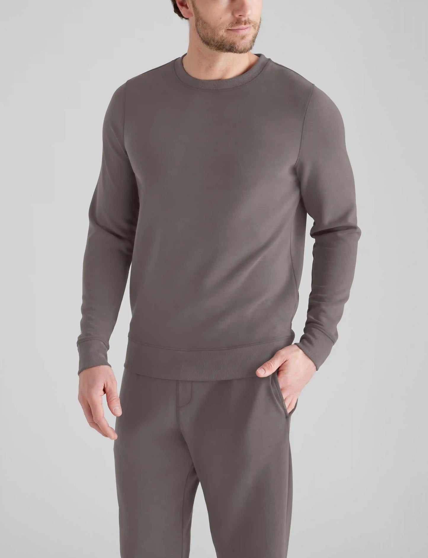 Luxe Traveler Knit Long Sleeve Crew Neck