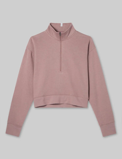 Women's French Terry Half-Zip Sweatshirt
