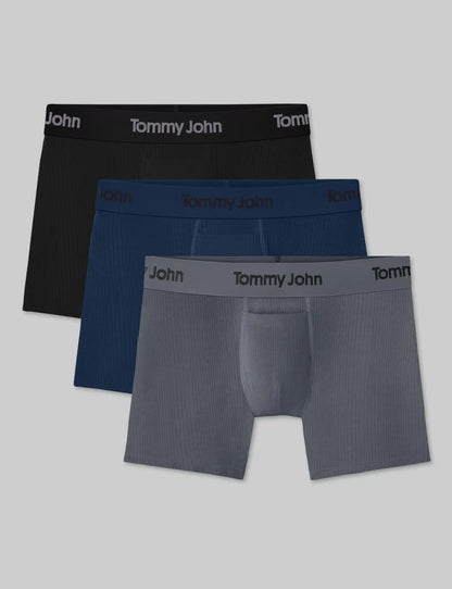 Second Skin Luxe Rib Trunk 4" (3-Pack)