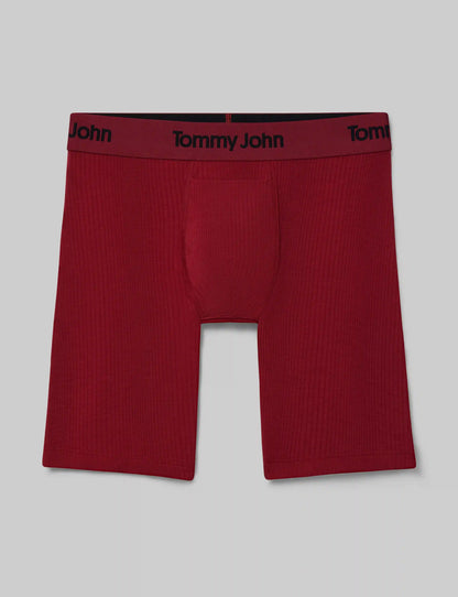 Second Skin Luxe Rib Boxer Brief 8"