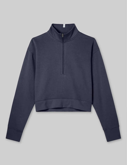 Women's French Terry Half-Zip Sweatshirt