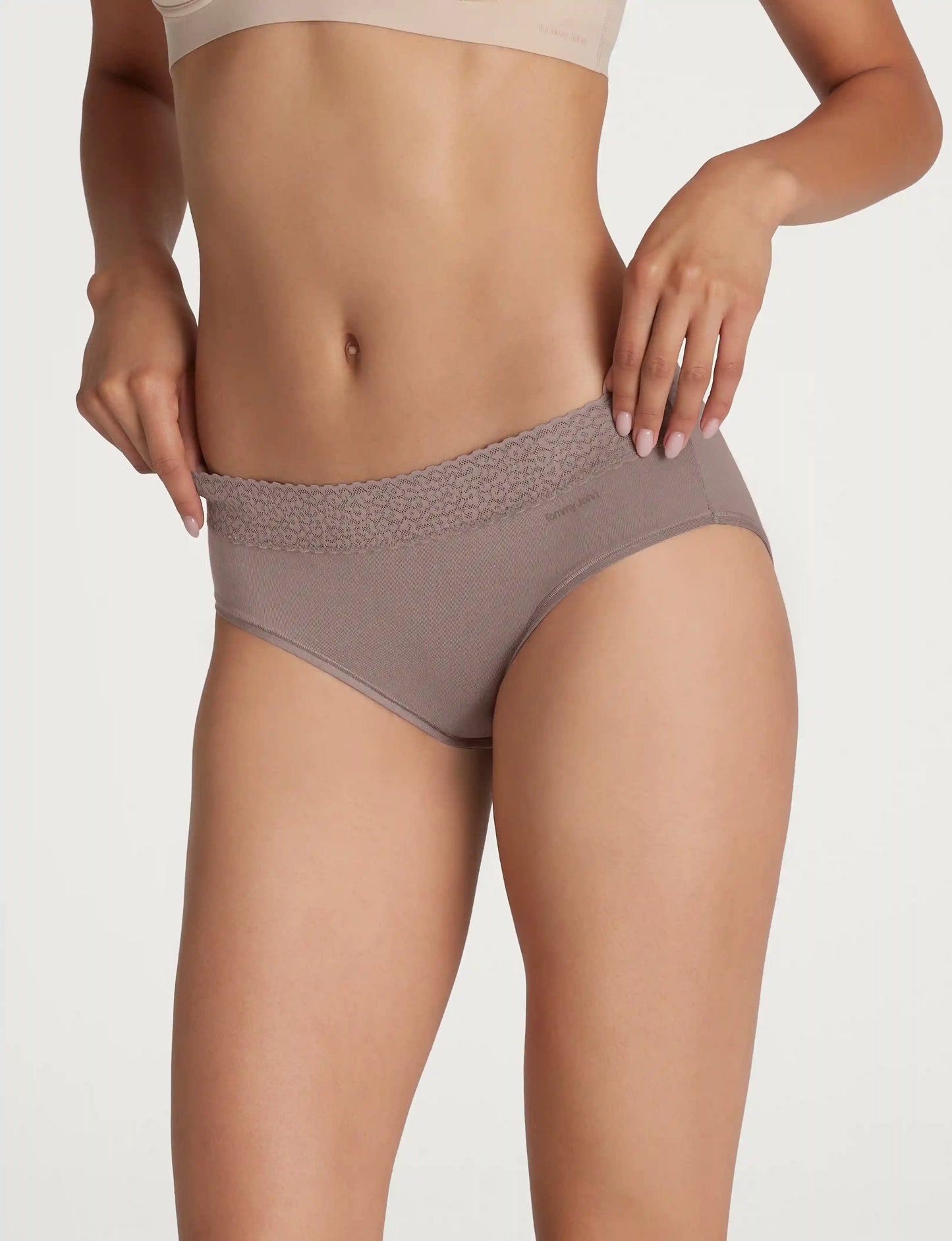 Women's Second Skin Brief, Lace Waist
